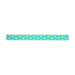 modern colourful pattern wrap around label