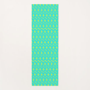modern colourful pattern yoga mat