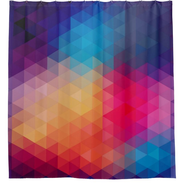 Modern Colourful Polygonal Seamless Pattern (Front)