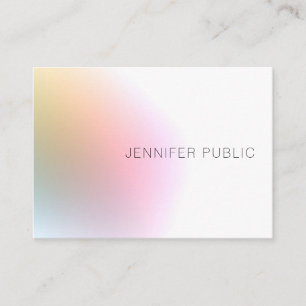 Modern Colourful Professional Template Elegant Business Card