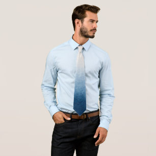 Modern Colourful rainbow Gradient galaxy Ocean gir Tie