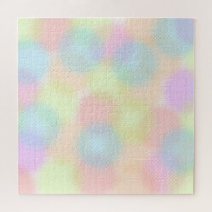 Modern colourful Rainbow gradient Watercolor  Jigsaw Puzzle