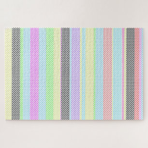 Modern colourful Rainbow gradient Watercolor Jigsaw Puzzle