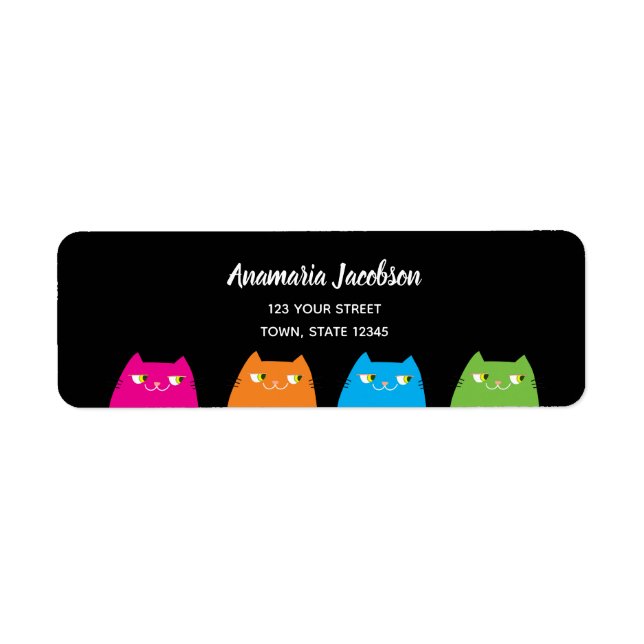 Modern Colourful Return Address (Front)