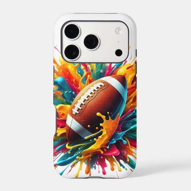 Modern Colourful Splash Game Ball Sports (Back)