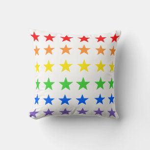 Modern Colourful Starry Pattern Throw Pillow