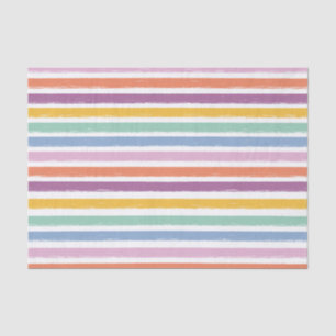 Modern Colourful Striped Simple Cute Easter Holida Tissue Paper
