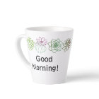 Modern Colourful Succulents Personalized Latte Mug