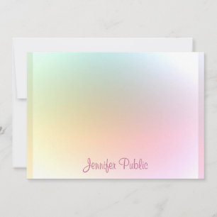 Modern Colourful Template Typography Script Name