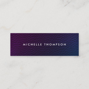 Modern Colourful Texture Mini Business Card