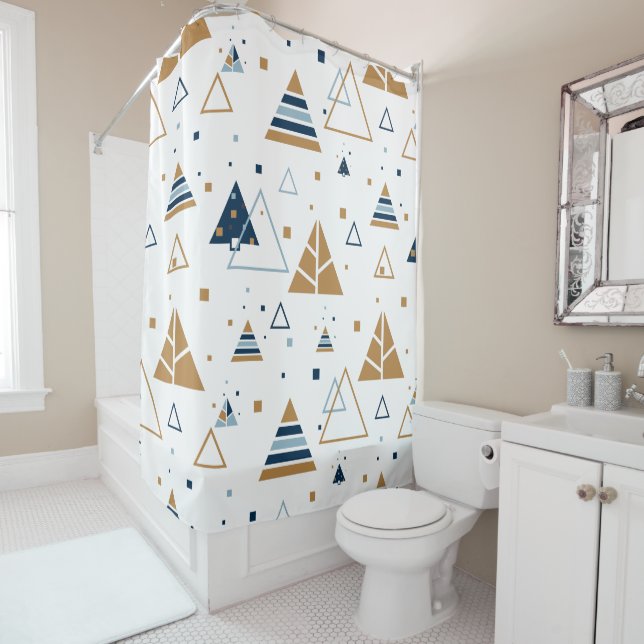 Modern Colourful Triangles Pattern (In Situ)
