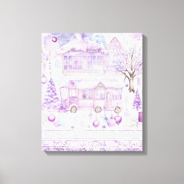 Modern Colourful Wrapped Art Canvas Print (Front)