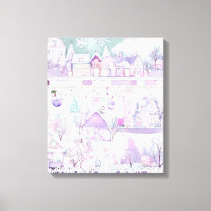 Modern Colourful Wrapped Art Canvas Print
