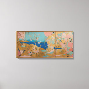 Modern Colourful Wrapped Art Canvas Print