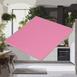 Modern Colours - Bright Sunset Pink Ceramic Tile<br><div class="desc">Elevate your gift-giving experience with our ceramic tile in happy bright sunset pink, the perfect foundation for presenting your beautifully wrapped gifts. Use them as stylish and practical coasters for drinks or as elegant display pieces for showcasing your wrapped treasures. Our solid coloured ceramic tiles add a touch of sophistication...</div>