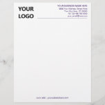 Modern Colours Business Office Letterhead with Log<br><div class="desc">Custom Colours - Simple Personalized Your Modern Business Office Letterhead with Logo - Choose / add your favourite elements and text colours / font and size ! Resize and move or remove and add elements - Image / text with customization tool ! Add Your Logo - Image - Photo /...</div>