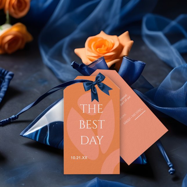 Modern Colours Collage Wedding Gift Tags (Creator Uploaded)