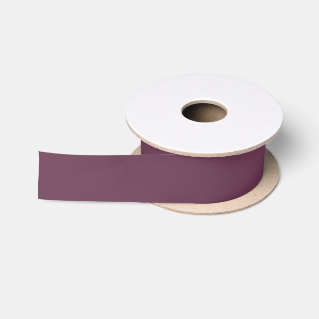 Modern Colours - Dark Berry Purple Satin Ribbon (Spool)
