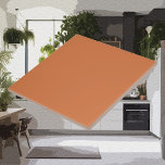 Modern Colours - Earthy Orange Purple Ceramic Tile<br><div class="desc">Elevate your gift-giving experience with our ceramic tile in elegant earthy orange, the perfect foundation for presenting your beautifully wrapped gifts. Use them as stylish and practical coasters for drinks or as elegant display pieces for showcasing your wrapped treasures. Our solid coloured ceramic tiles add a touch of sophistication to...</div>