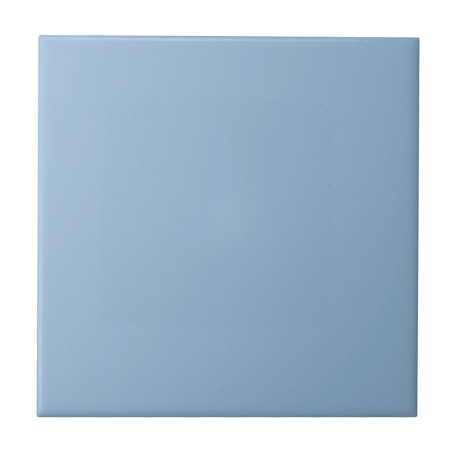 Modern Colours - Simple Blue Sky Ceramic Tile (Front)