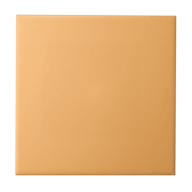 Modern Colours  Trendy Tropical Orange Ceramic Til Tile (Front)