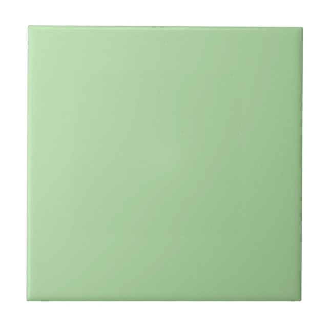 Modern Colours - Tropical Spring Green Ceramic Til Tile (Front)