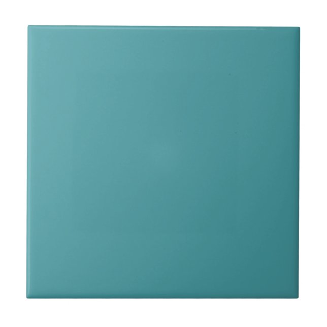 Modern Colours - Tropical Teal Ceramic Tile (Front)