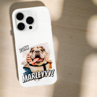 Modern Comic Simple Grunge Custom Pet Photo