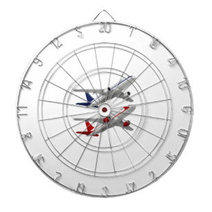 Modern Commercial Airplanes Radar Jet Pilot Dartboard