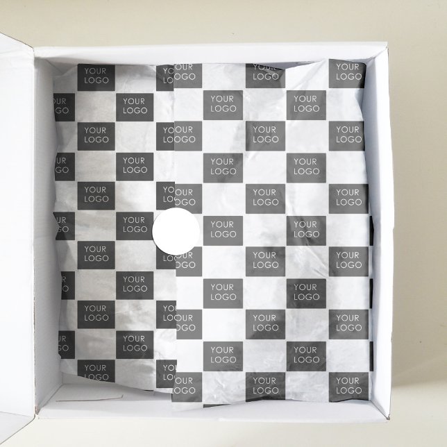 Modern Company Business Logo Promo Packaging  Tissue Paper (Creator Uploaded)