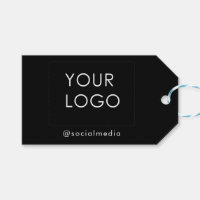 Modern Company Business Logo Social Media Black