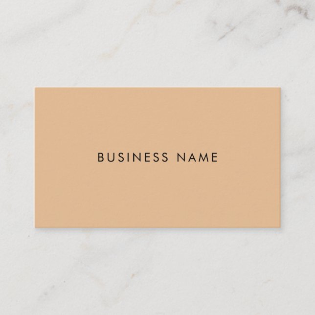 Modern Company Firm Artistic Simple Template Business Card (Front)