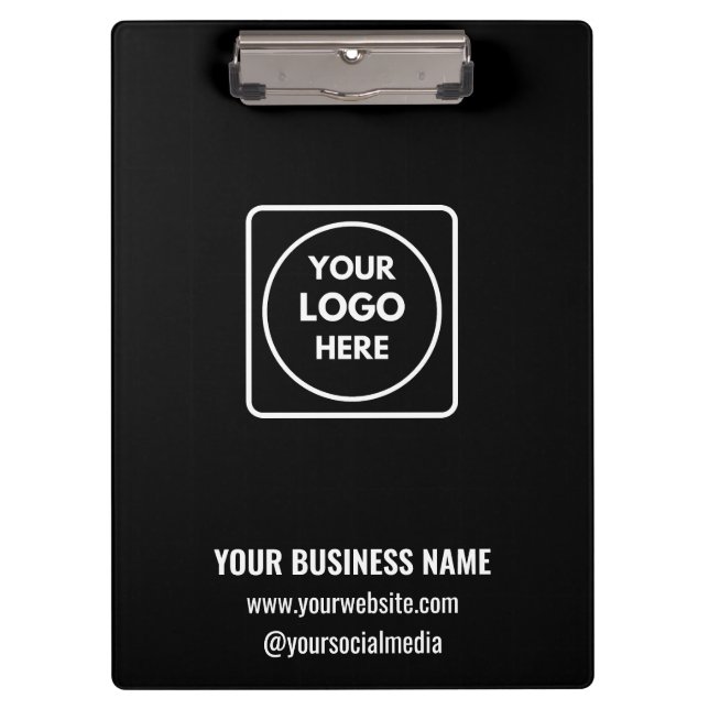 Modern Company Logo Brands Pro clipboard (Front)