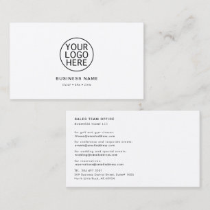 Modern Company Logo Holographic Custom Business Card