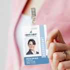 Modern Company Logo Photo Employee ID