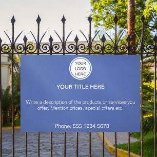 Modern Company Logo Promotional Advertising Text Banner