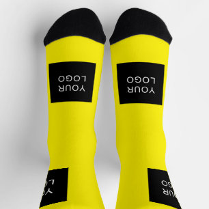 Modern Company Professional Business Logo Yellow Socks