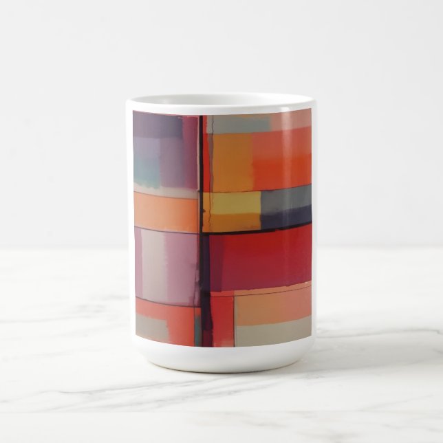 Modern Composition Abstract Artwork Coffee Mug (Center)