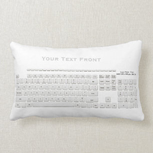 Modern Computer Keyboard Lumbar Pillow