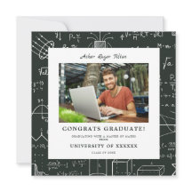 Modern Congrats Math Background Elements Graduate