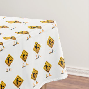 Modern Construction Boy Kids Birthday Party Decor Tablecloth