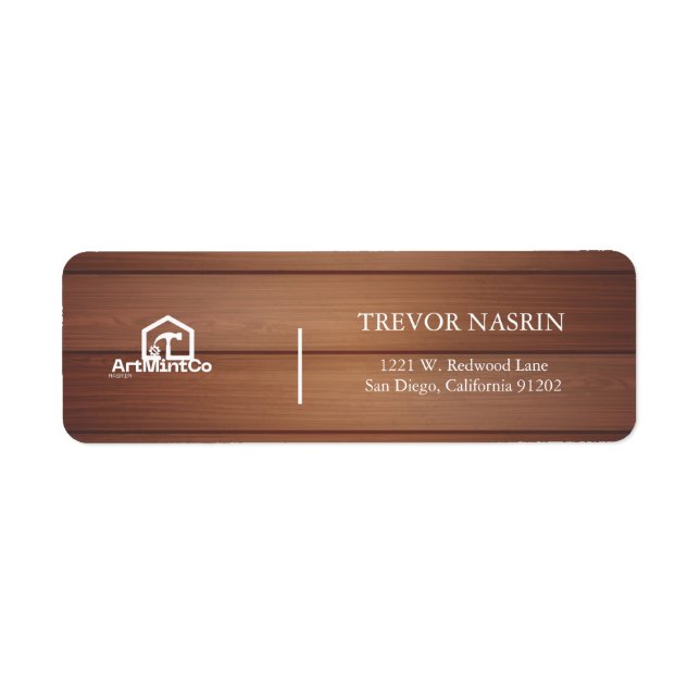 Modern Construction Handyman Carpenter Tools Wood  (Front)