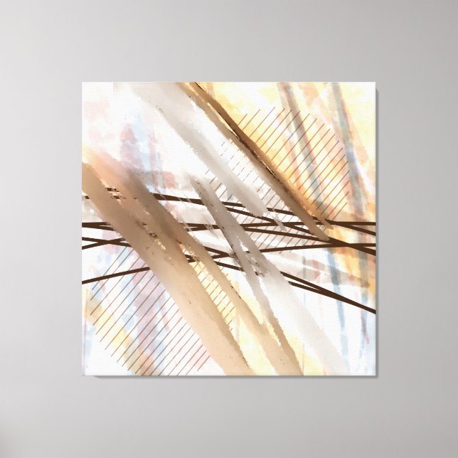 Modern Contemporary abstract Art Canvas Print (Front)