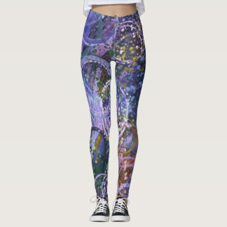 Modern Contemporary Abstract Art Leggings