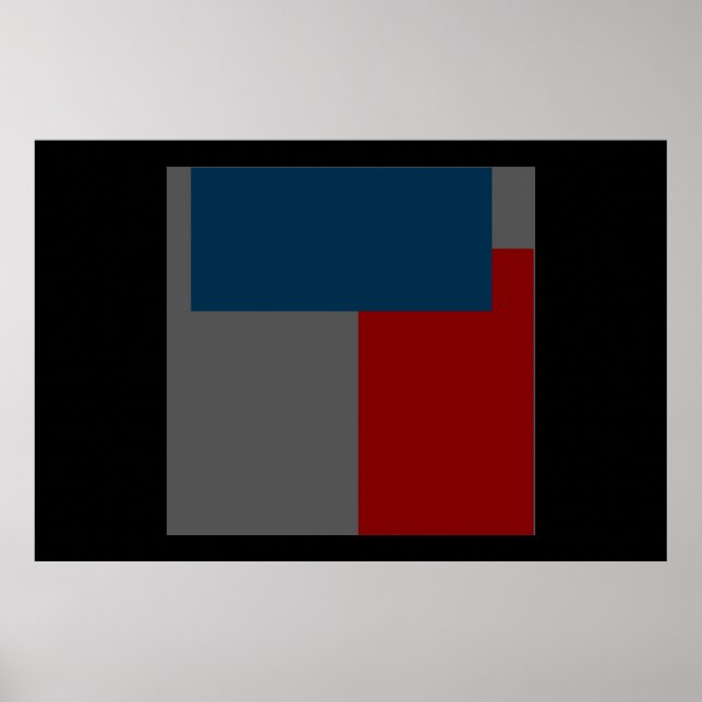 Modern Contemporary Abstract Poster (Front)