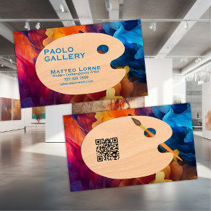 Modern Contemporary Artist Business Card