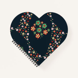 Modern Contemporary Floral Love Notebook