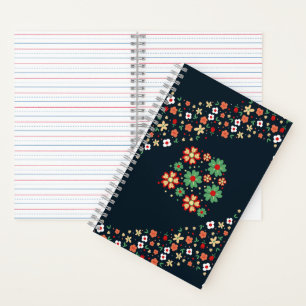 Modern Contemporary Floral Notebook