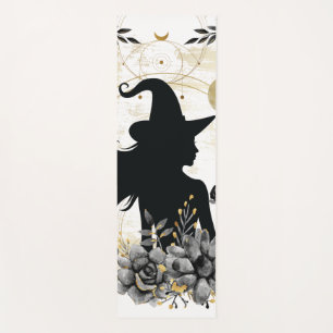 Modern contemporary Halloween witch 3 Yoga Mat