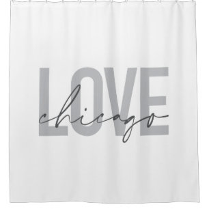 Modern,cool, simple, minimal, design Love Chicago